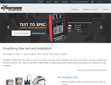 Tablet Screenshot of kingfisherfiber.com